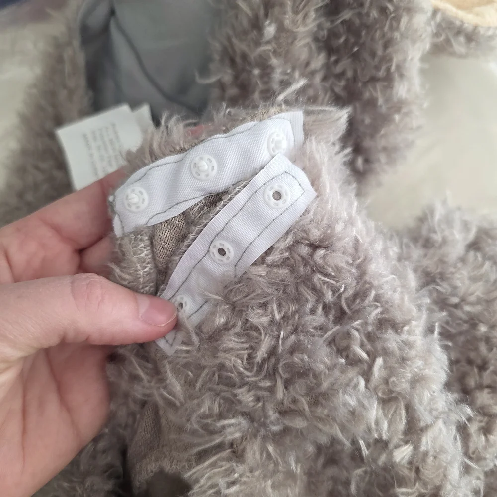Wolf Costume Toddler- Gray and Cream - Picture 5 of 7